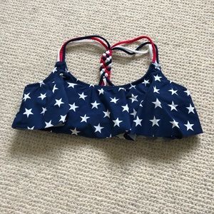 American Flag Bikini Top